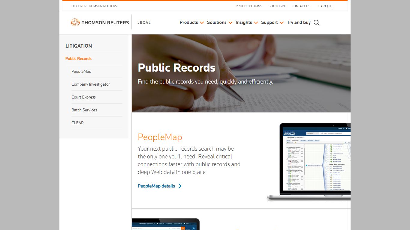 Public Records | Legal Solutions
